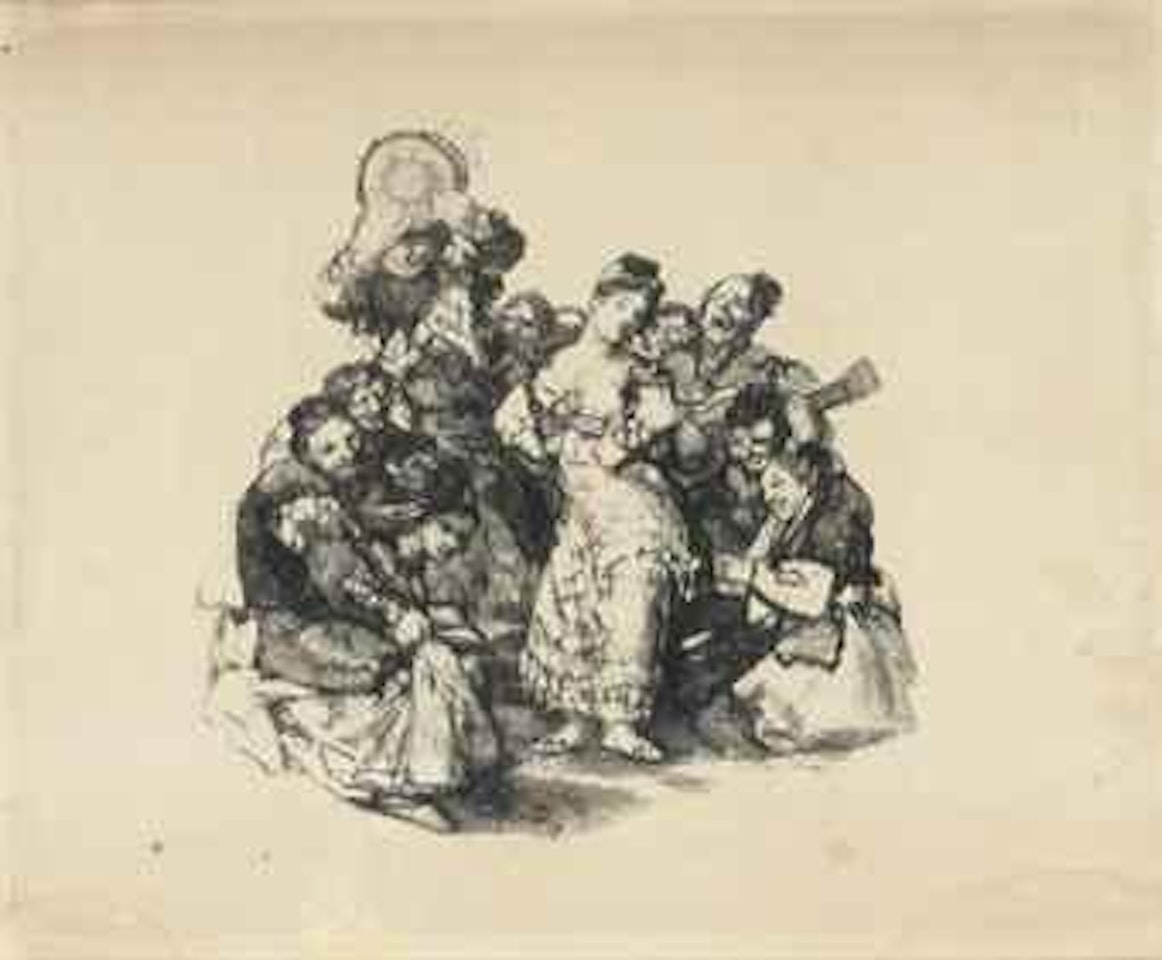 El Vito - The Andalusian Dance (Delteil 278; Harris 280) by Francisco José de Goya