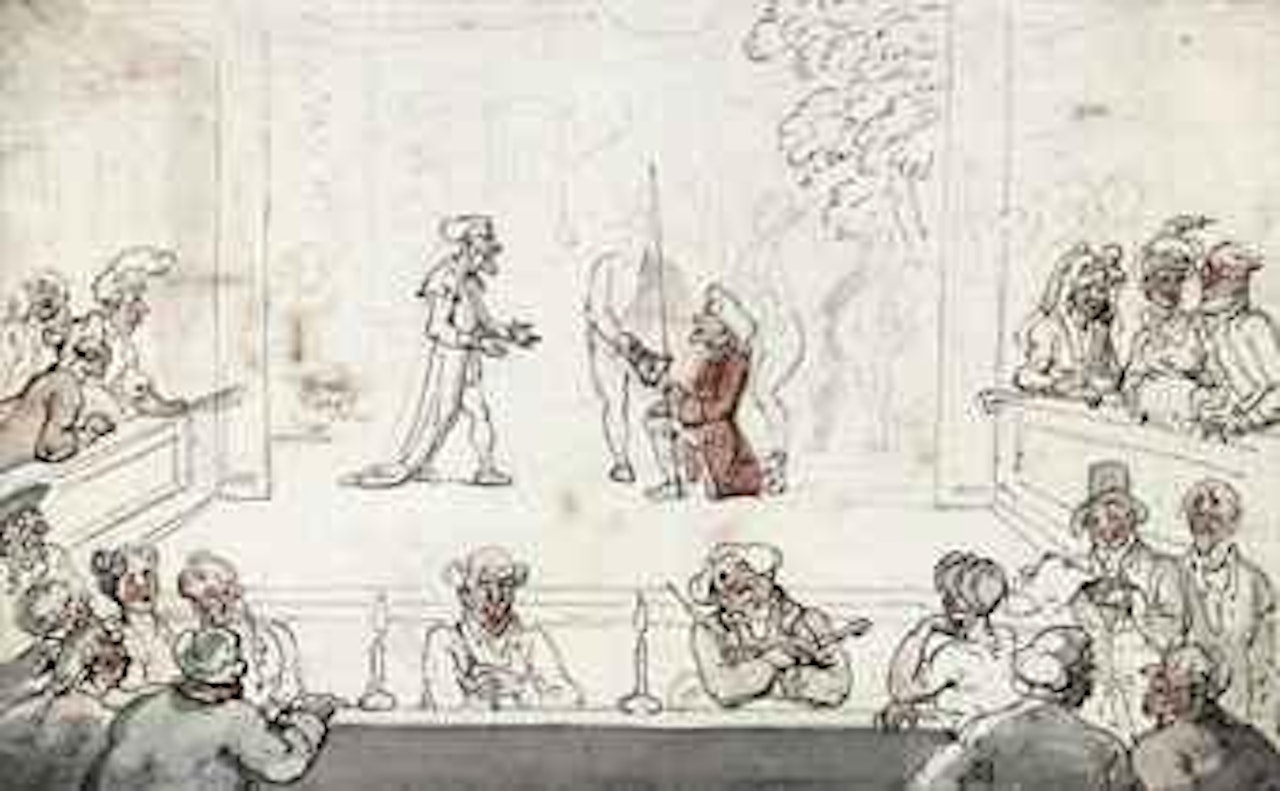 A captivating performance by Thomas Rowlandson