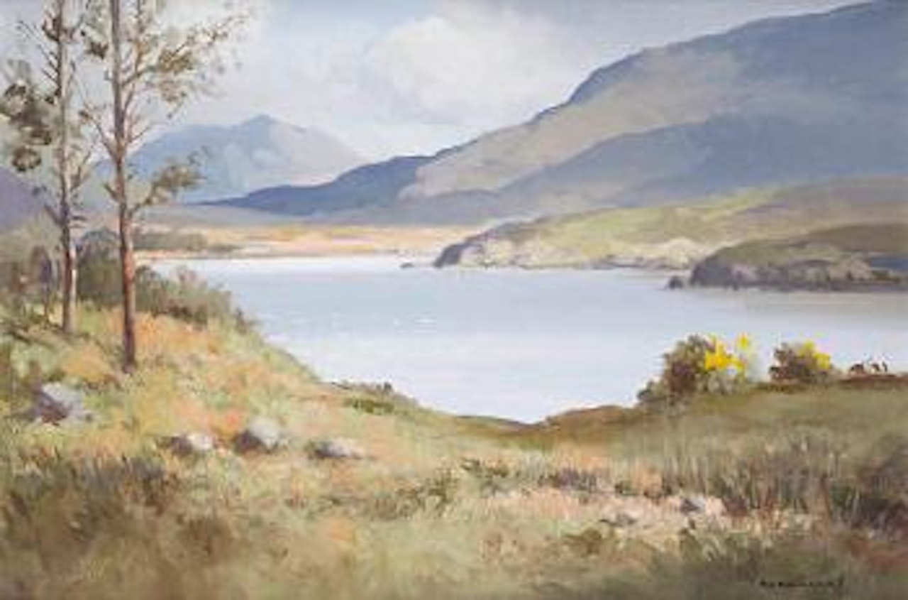 Kylemore Lake by Maurice Canning Wilks