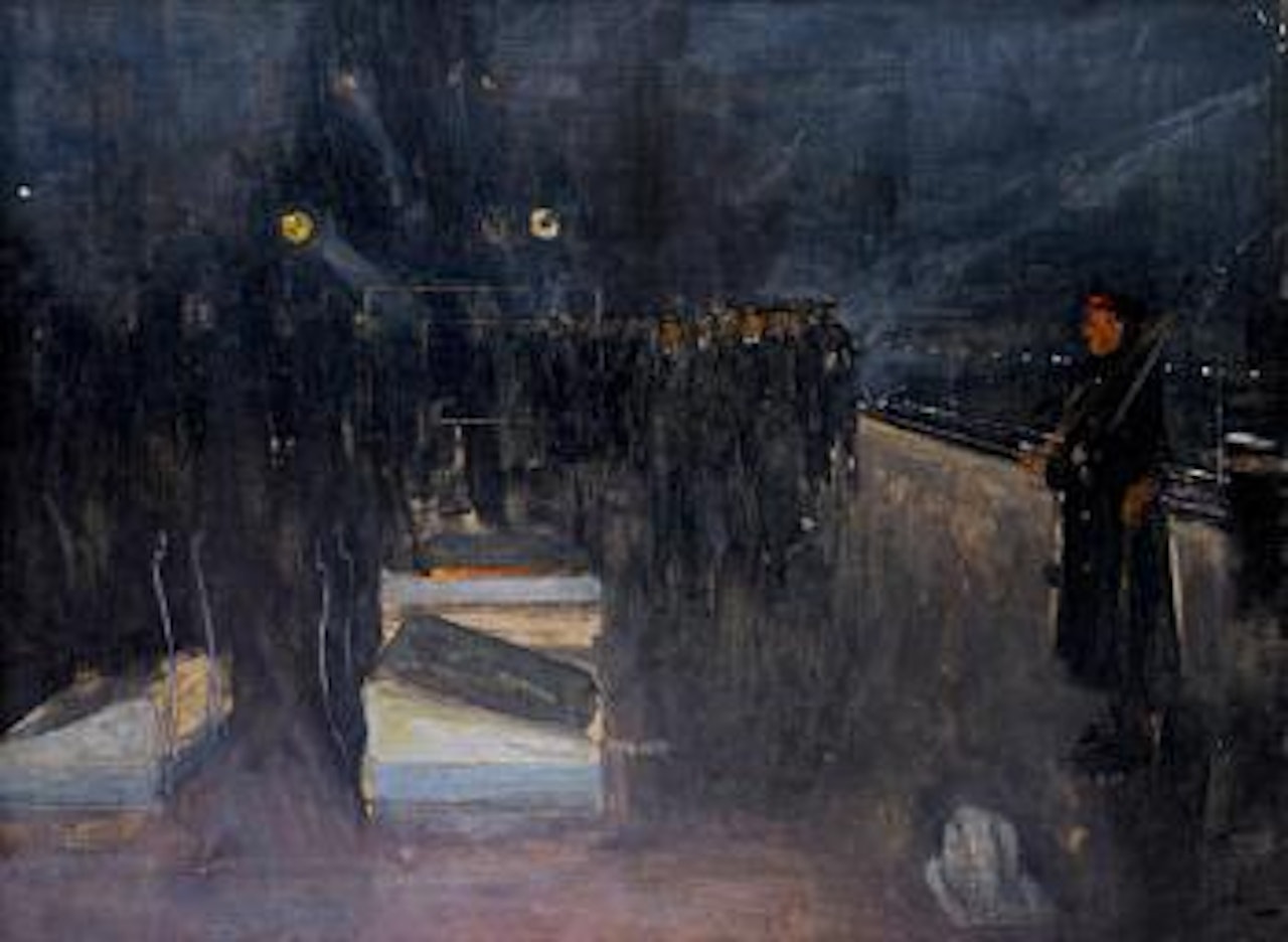 The arrival of the German Delegation by John Lavery
