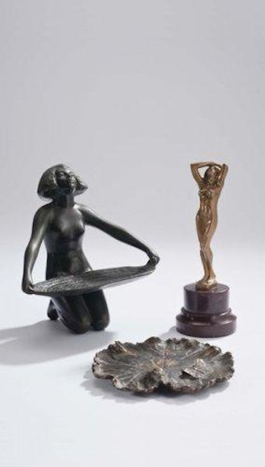 Jeune femme nue by Gustav Gurschner