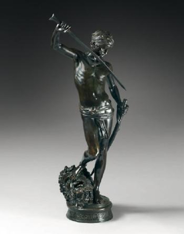 David vainqueur de Goliath by Marius Jean Antonin Mercie