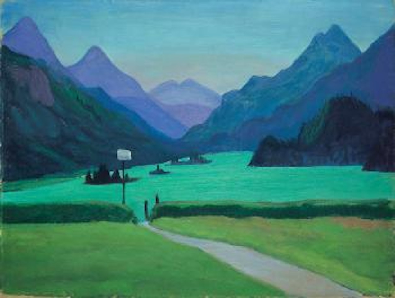 Silser See (Engadin) by Gabriele Münter