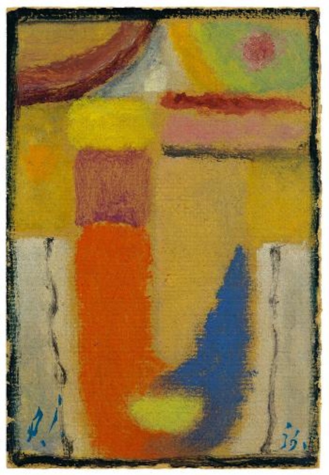 Kleinster abstrakter Kopf: Helles Antlitz by Alexej von Jawlensky