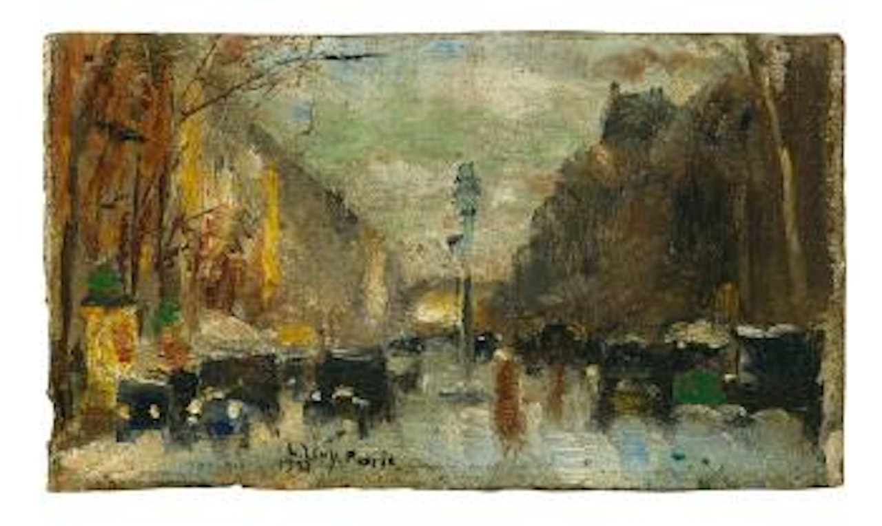 Boulevard in Paris by Lesser Ury