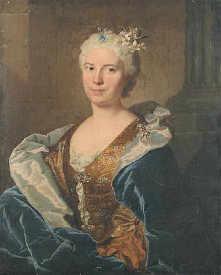 Portrait présumé de Marie-Catherine Geneviève Grimaudet, née Boucher by Hyacinthe Rigaud