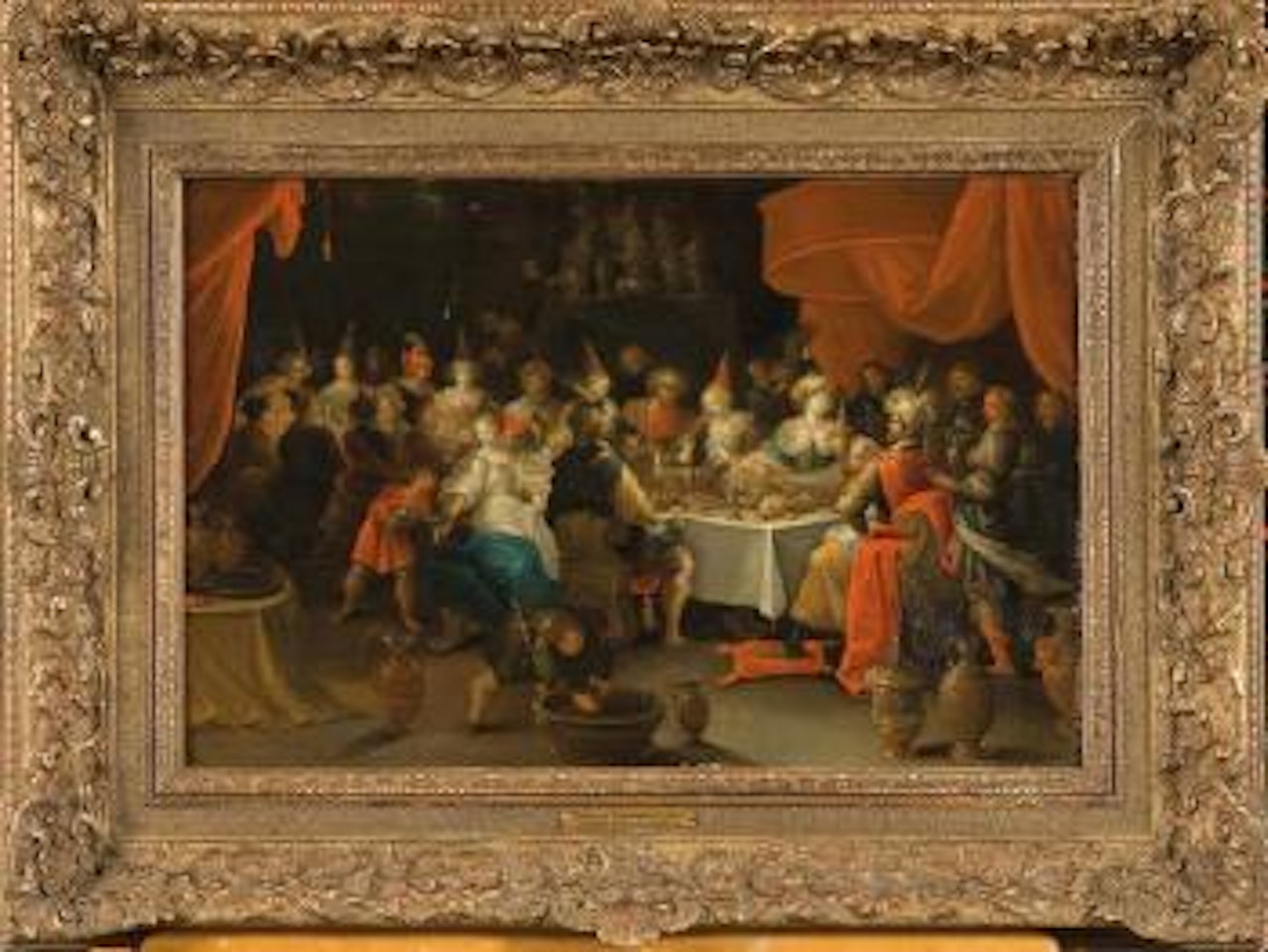 Festin à la cour du Roi Assuérus et de la Reine Esther by Frans Francken II