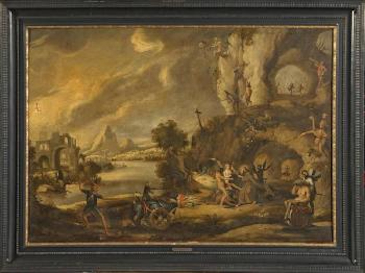 La tentation de Saint Antoine by Joos de Momper the Younger