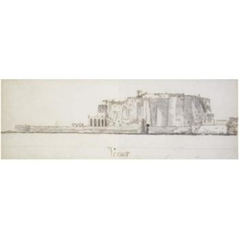 View Of The Castel Dell'ovo, Naples by Claude Joseph Vernet