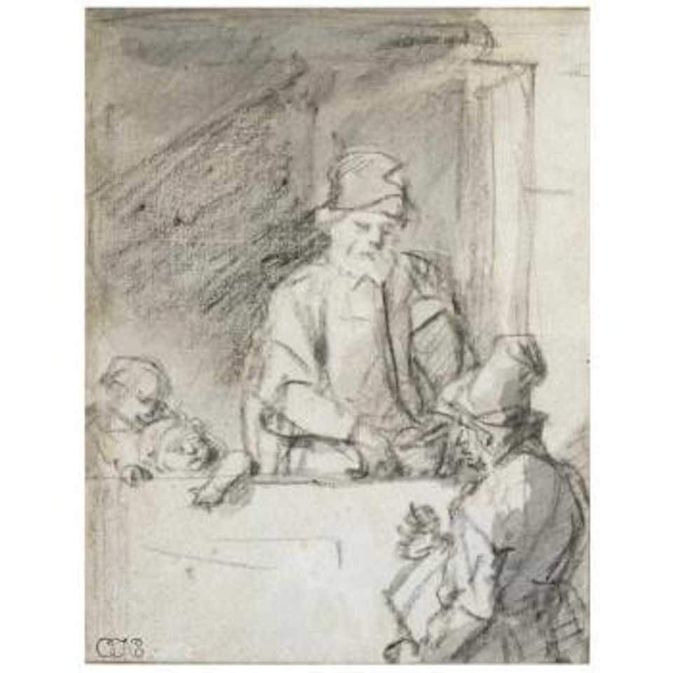 The Street Musician by Attributed to Rembrandt Harmensz van Rijn