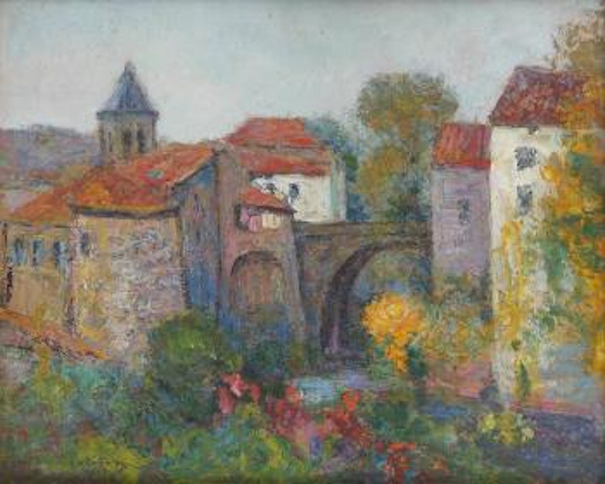 Vue du village by Victor Charreton