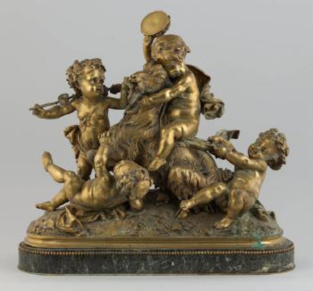 Amours musiciens et béliers by Albert-Ernest Carrier-Belleuse