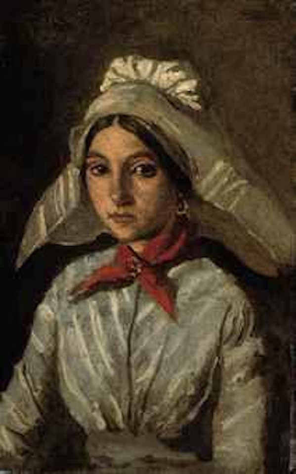 Jeune femme by Jean Baptiste Camille Corot