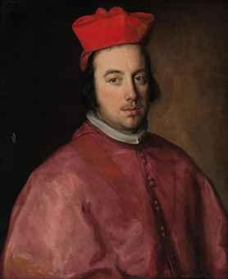 Portrait of Cardinal Luis Antonio Fernandez de Portocarrero (1635-1709), bust-length by Jacob Ferdinand Voet