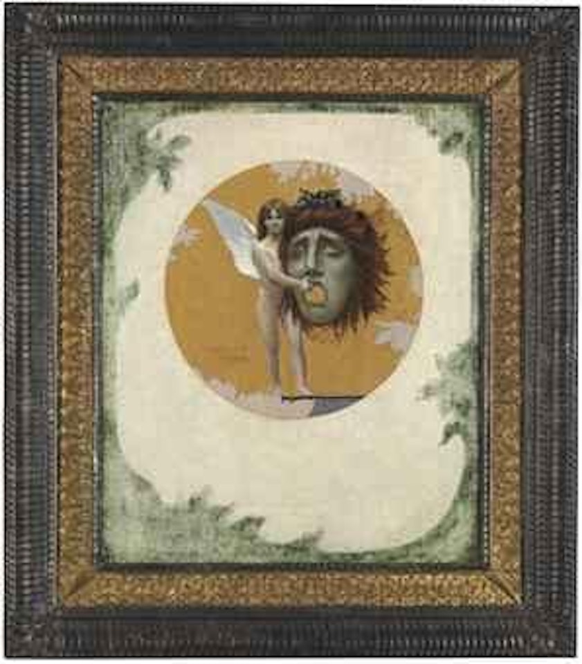 Putto holding mask by Jean Léon Gérome