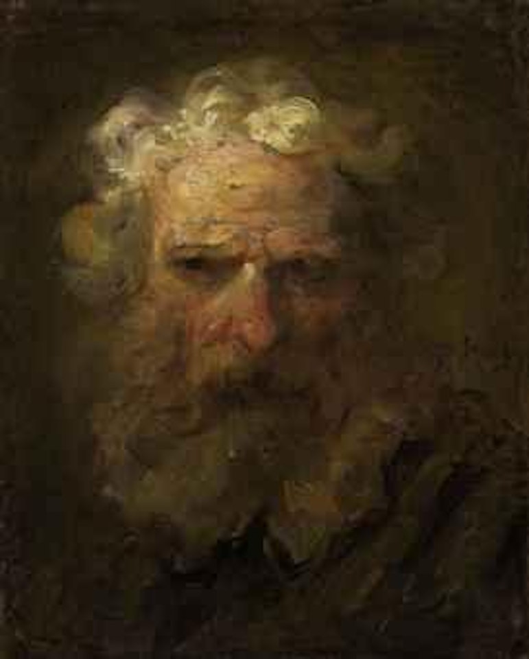 Head of an old man by Jean-Honoré Fragonard