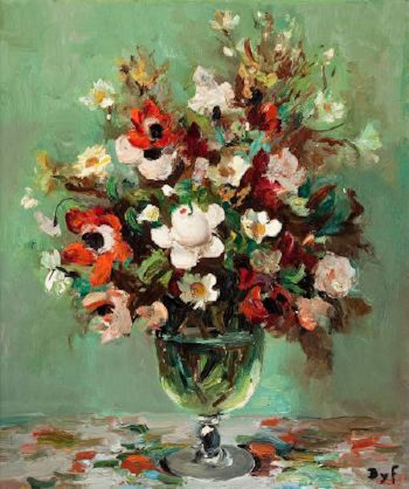 Floral still life by Marcel Dyf