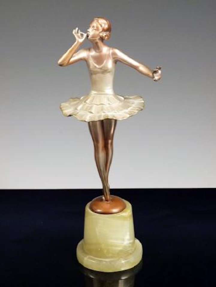 Figure of a ballerina by Josef Lorenzl