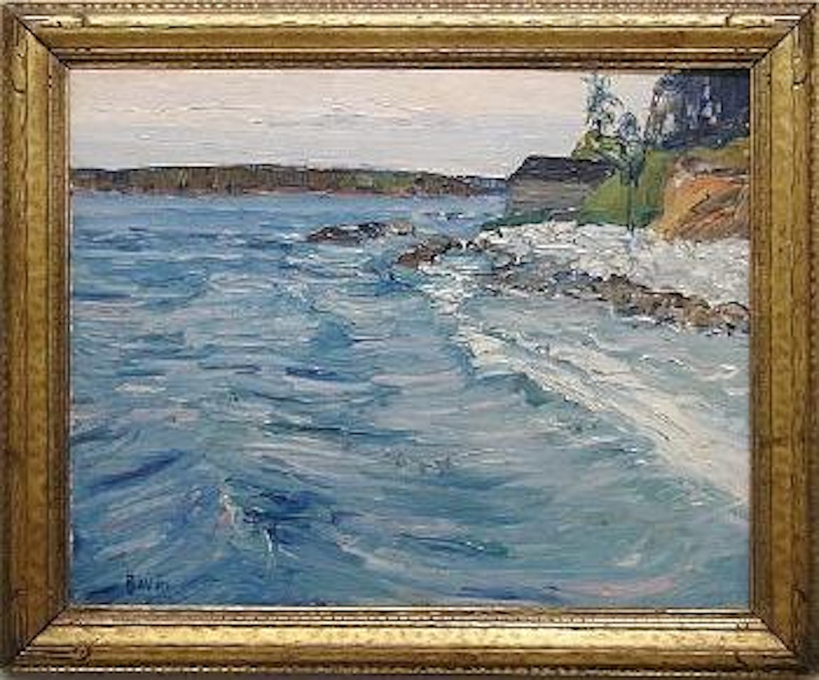 Sebago, Maine coastal landscape by Walter Emerson Baum