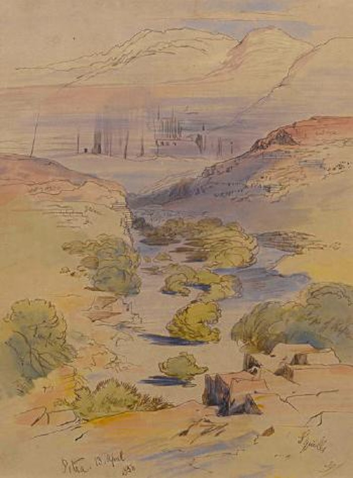 Petra, Jordan by Edward Lear