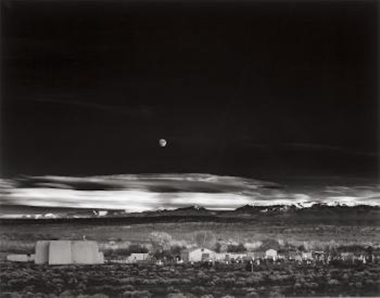 Moonrise, Hernandez, New Mexico by Ansel Adams