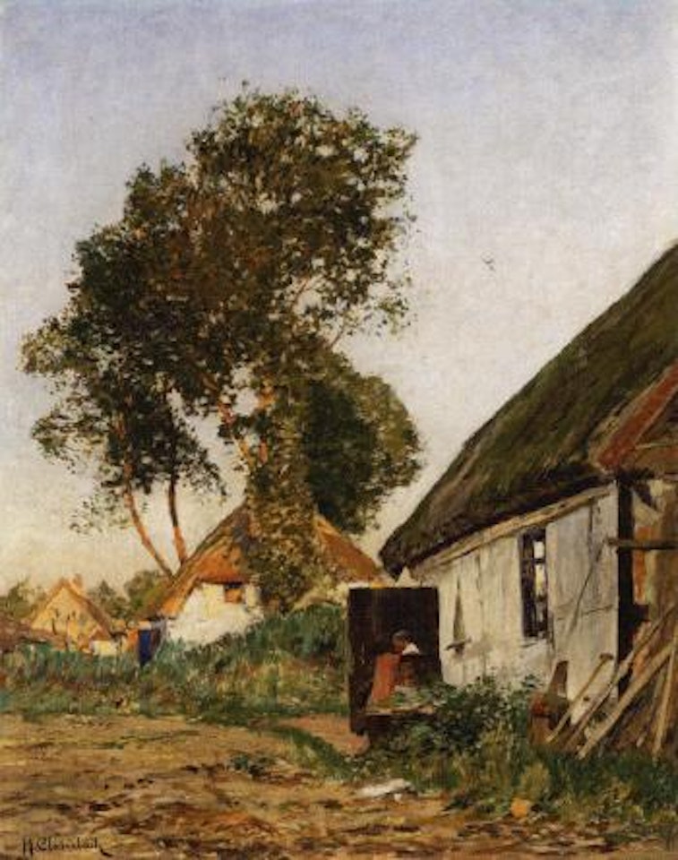 Kate in abendlicher Stimmung by Max Clarenbach
