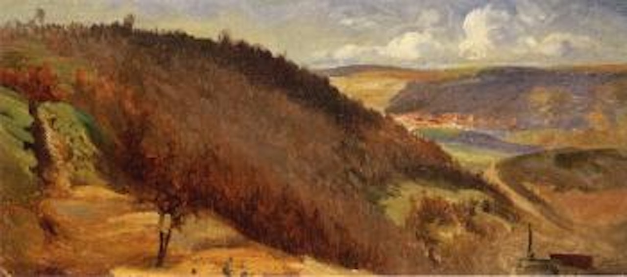 Landschaft bei Coßmannsdorf nahe Dresden by Christian Friedrich Gille