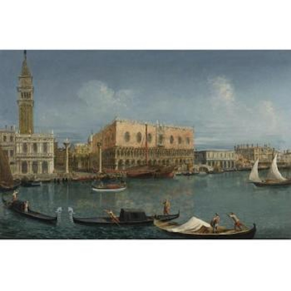 The Molo, Venice, From The Bacino Di San Marco, With The Fusta, Gondolas And Barges by Michele Marieschi