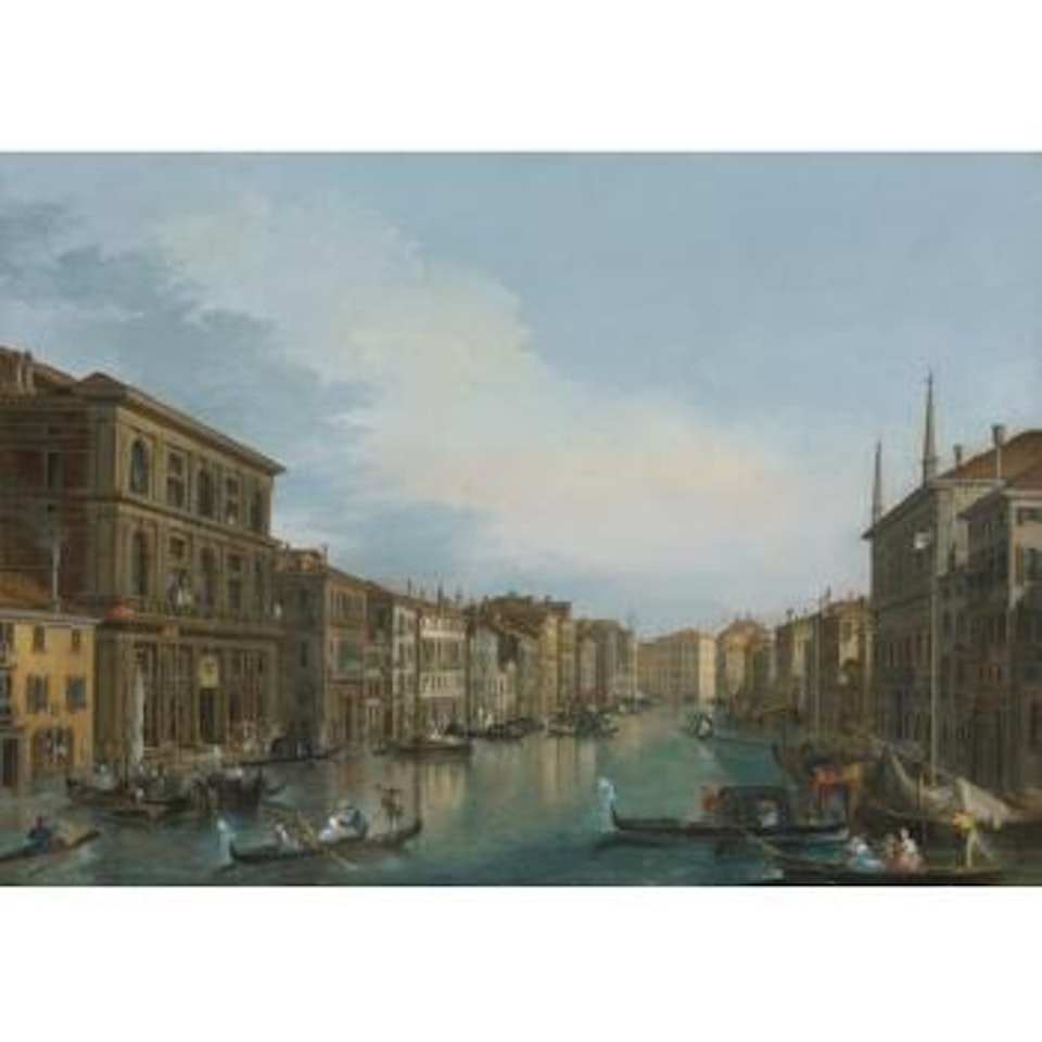 View Of The Grand Canal From The Palazzo Grimani by Giuseppe Bernardino Bison