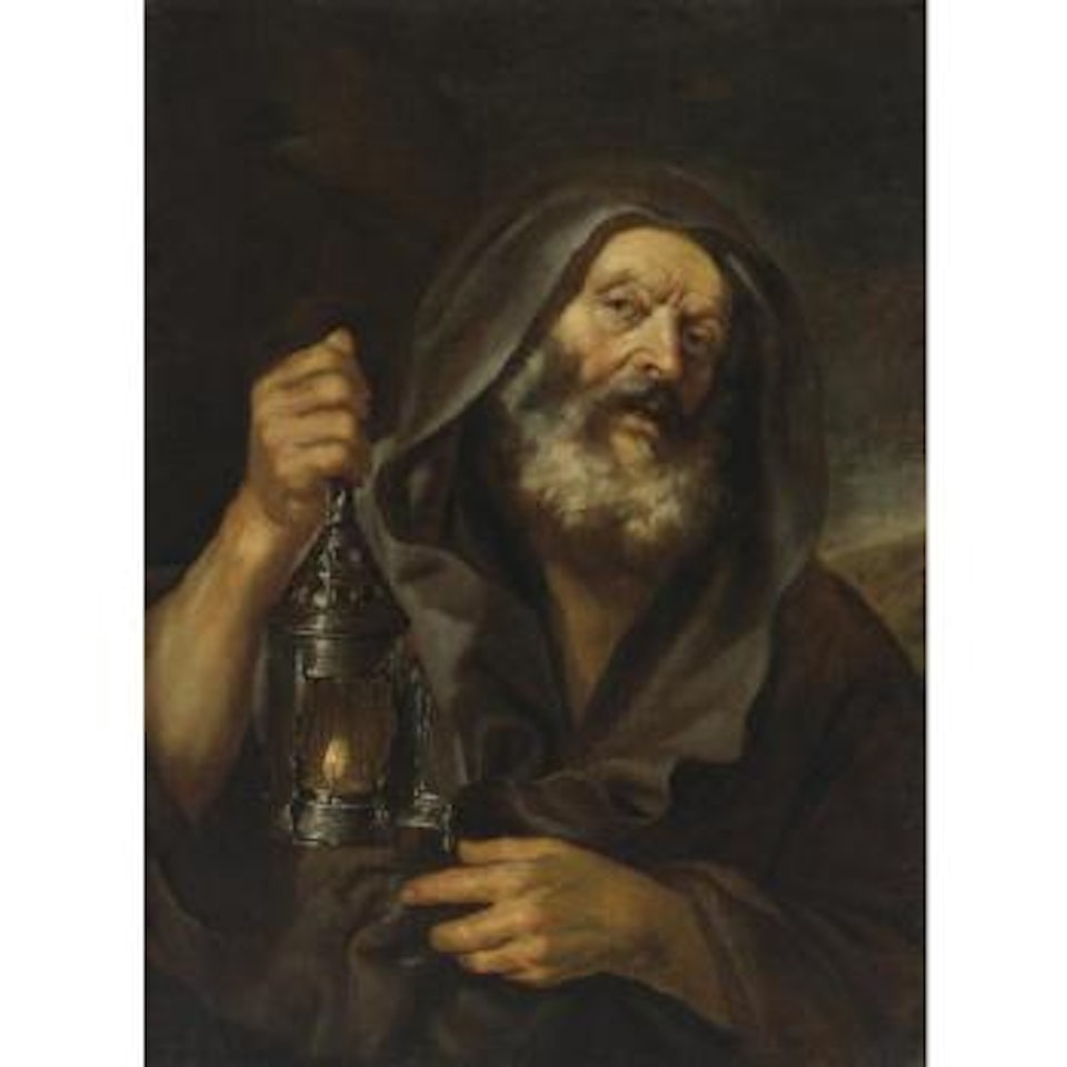 Diogenes With His Lantern, In Search Of An Honest Man by Mattia Preti