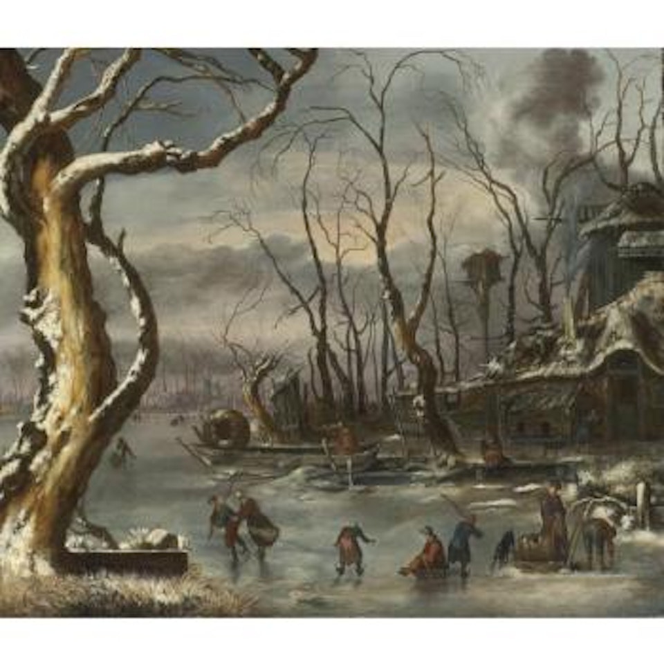 A Winter Landscape by Jan Van Kessel The Elder