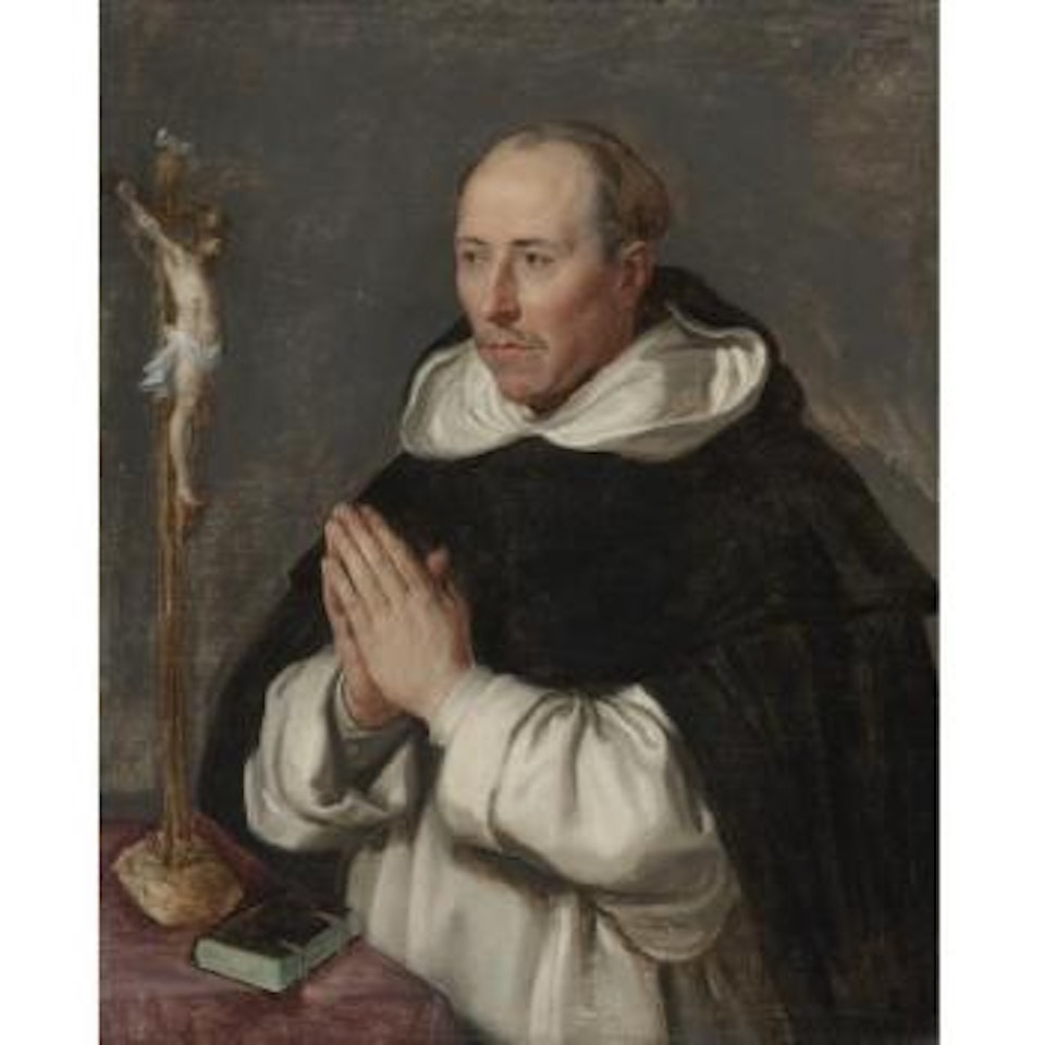 A Monk Praying, Presumably Saint Thomas Aquinas by Peter Paul Rubens