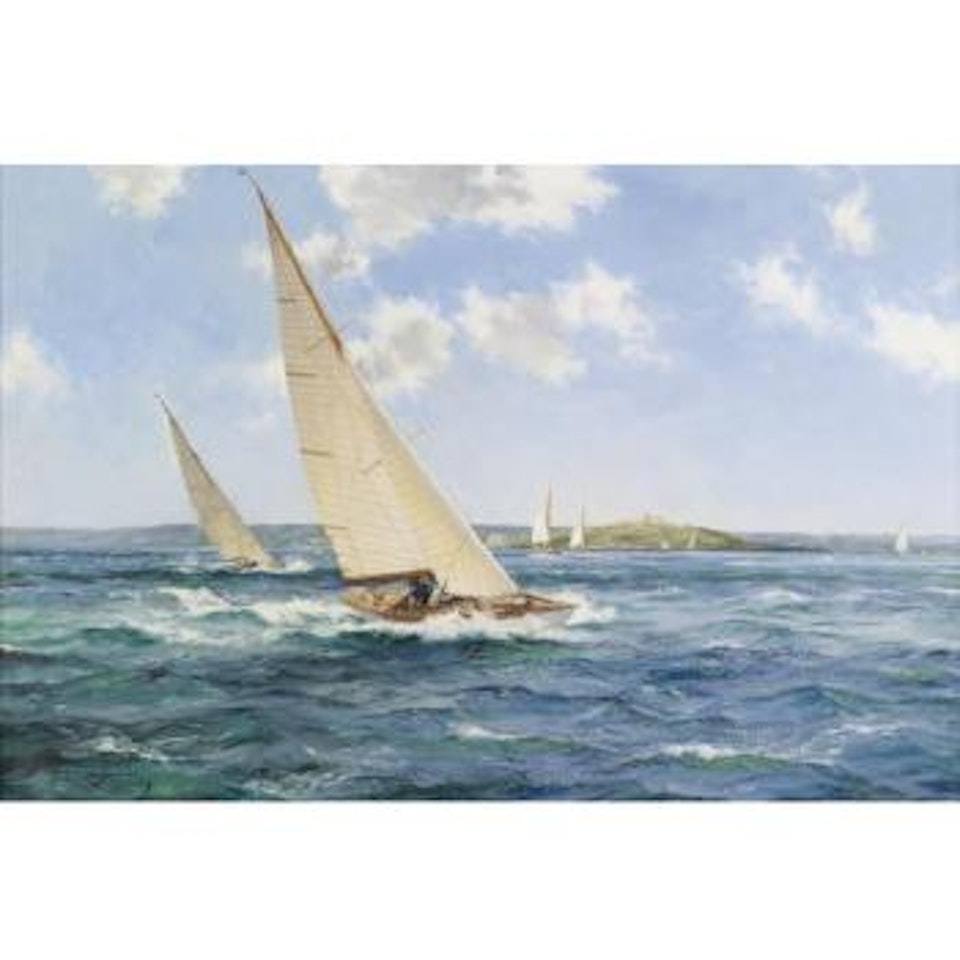 In Falmouth Bay by Montague Dawson