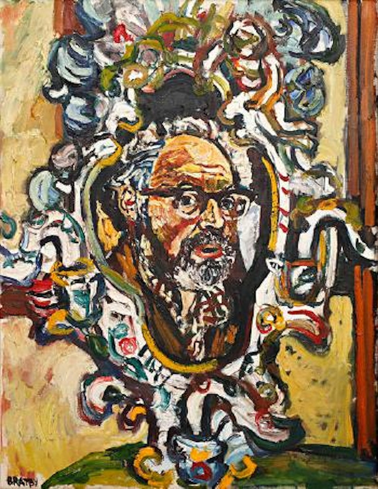 Self portrait by John Bratby
