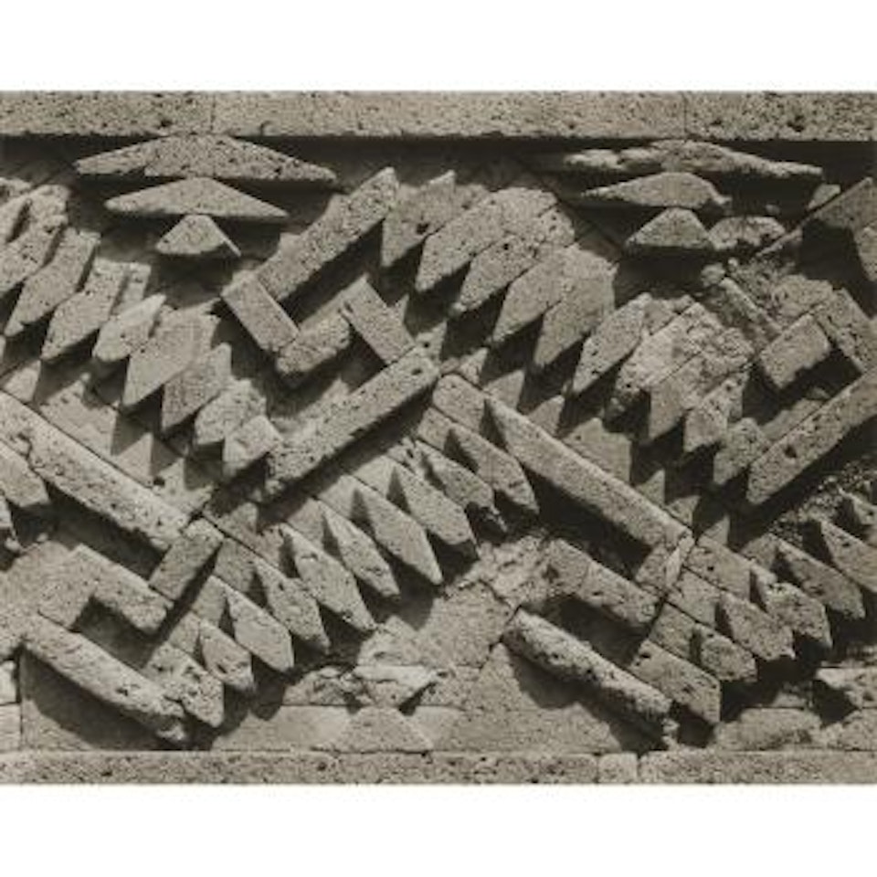 Stone Frieze At Mitla by Edward Weston