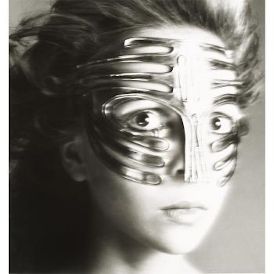 Penelope Tree, Mask By Ungaro, Paris Studio, January 1968 by Richard Avedon