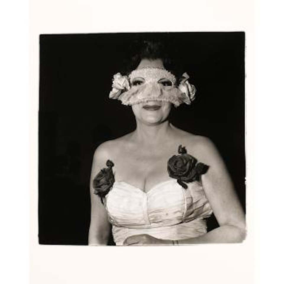 Lady At A Mask Ball With Two Roses On Her Dress, NYC by Diane Arbus by Neil Selkirk