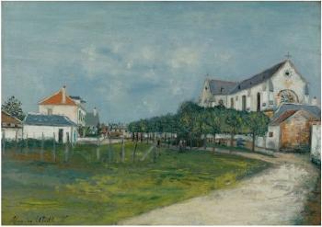 Église de Saint-Jean-Aux-Bois (Oise) by Maurice Utrillo