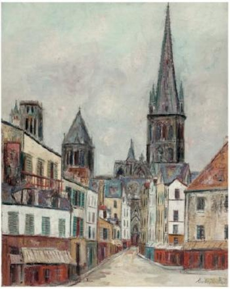 La Cathédrale de Rouen, (Seine-Maritime) by Maurice Utrillo