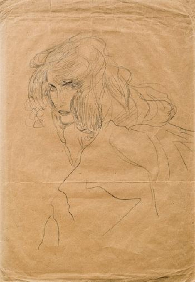 Frauenkopf by Gustav Klimt
