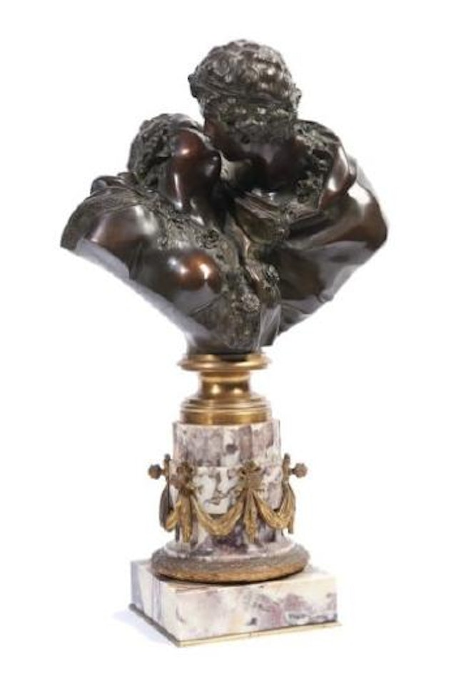Le baiser donné by Jean-Antoine Houdon