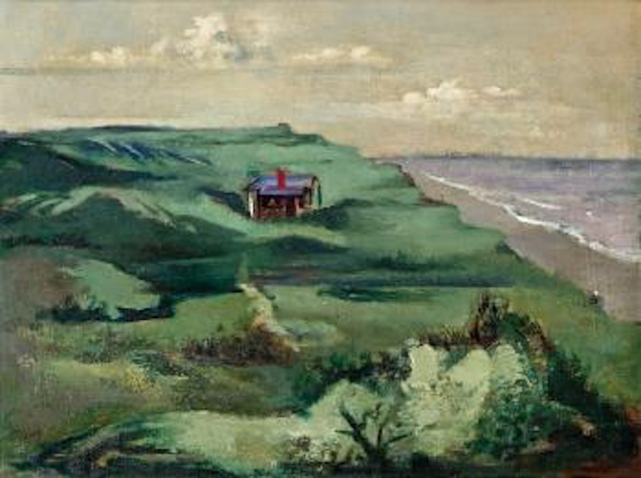 Haus in den Dünen (Étretat) by Joseph Floch