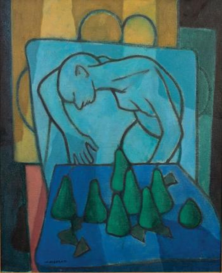 Figura e natura morta by Felice Casorati