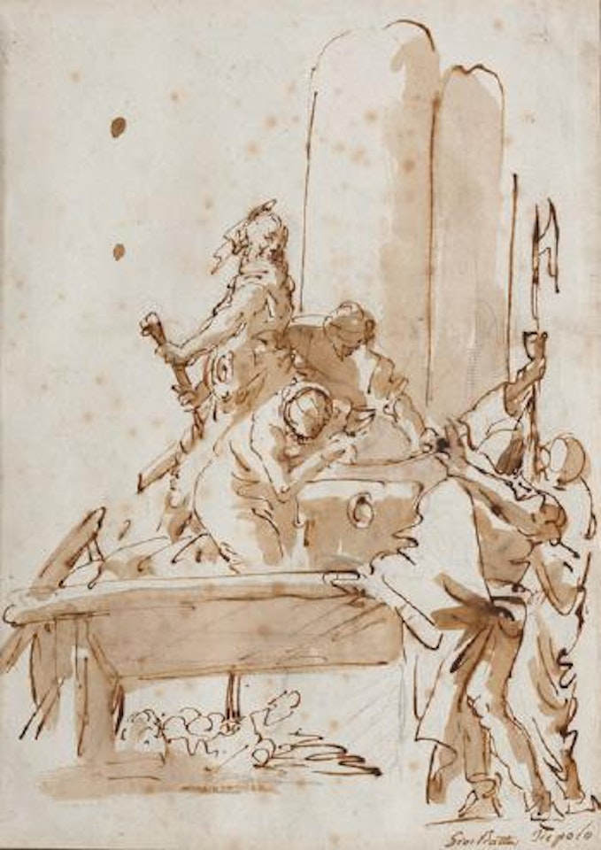 Le martyre d’une sainte ou le sacrifice d'Iphigénie by Giovanni Battista Tiepolo