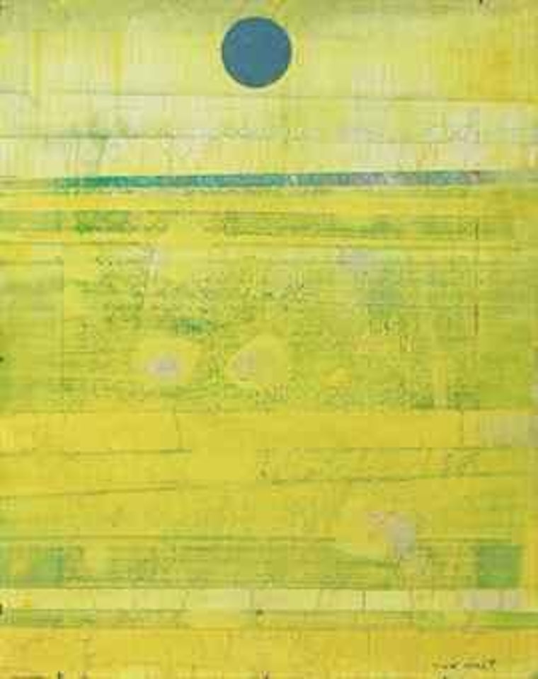 Mer jaune soleil bleu by Max Ernst