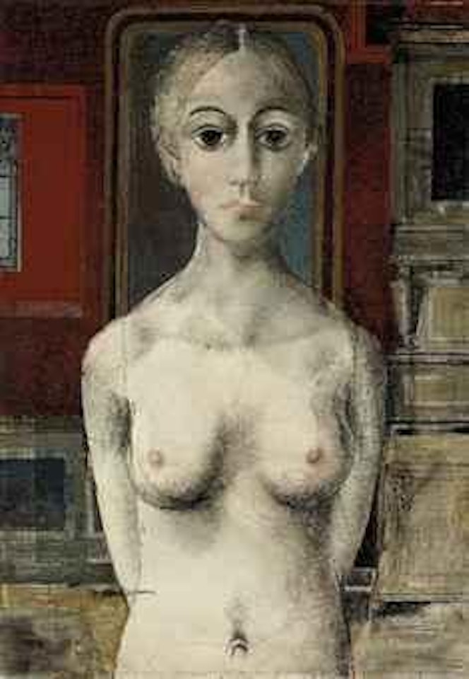 Jeune fille by Paul Delvaux