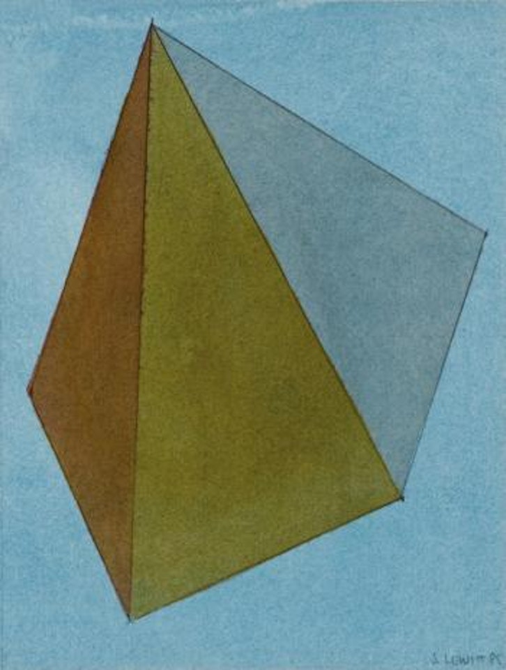 Pyramid by Sol LeWitt