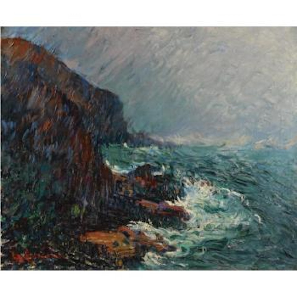 Falaises En Normandie by Gustave Loiseau
