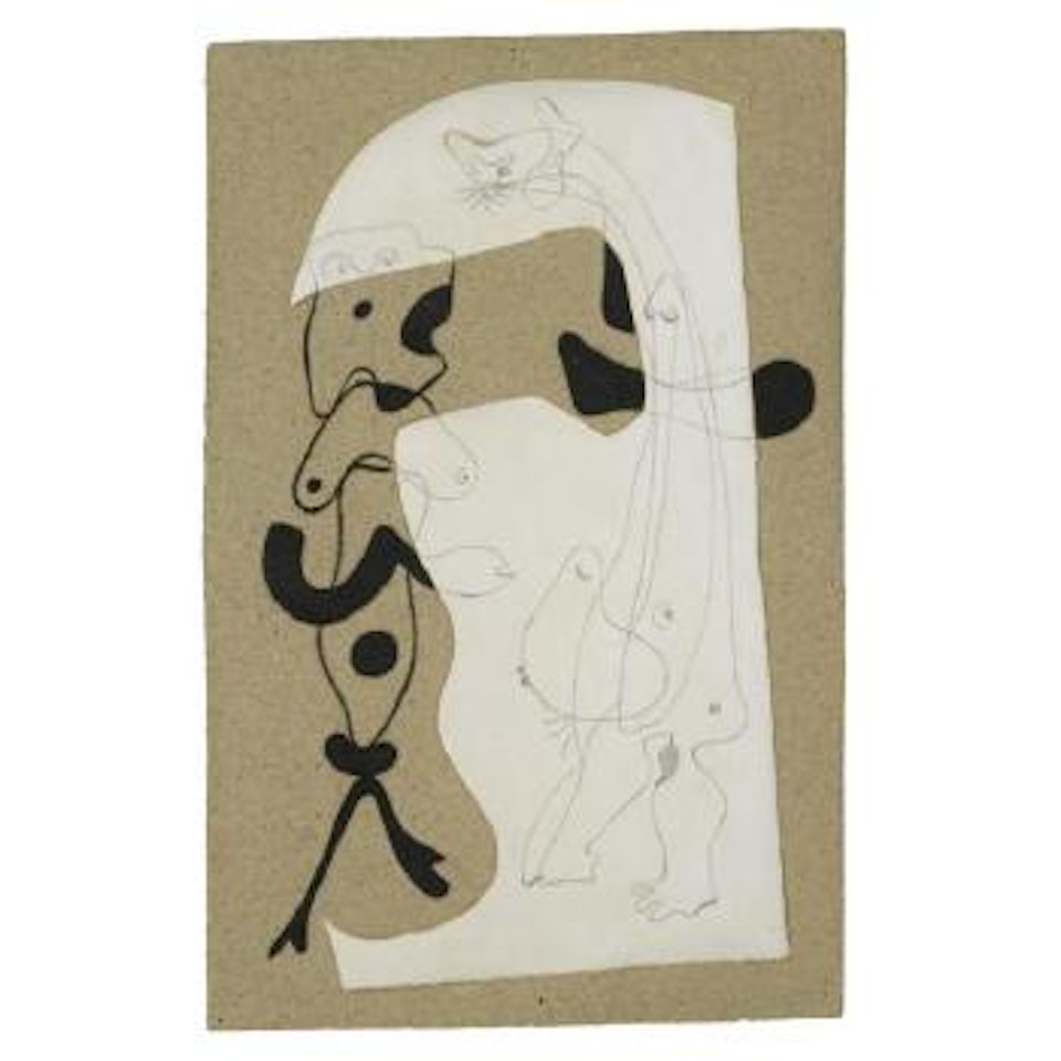 Collage-peinture by Joan Miró