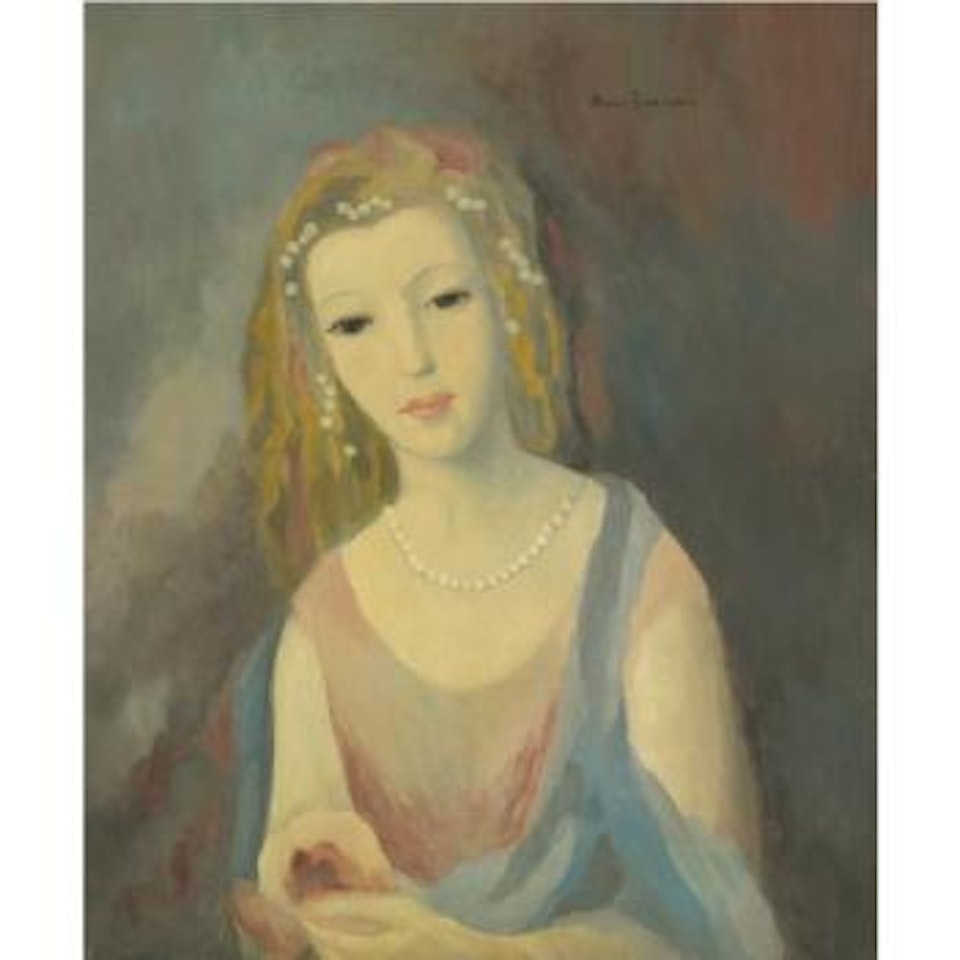 Jeune Fille À La Chevelure Fleurie by Marie Laurencin